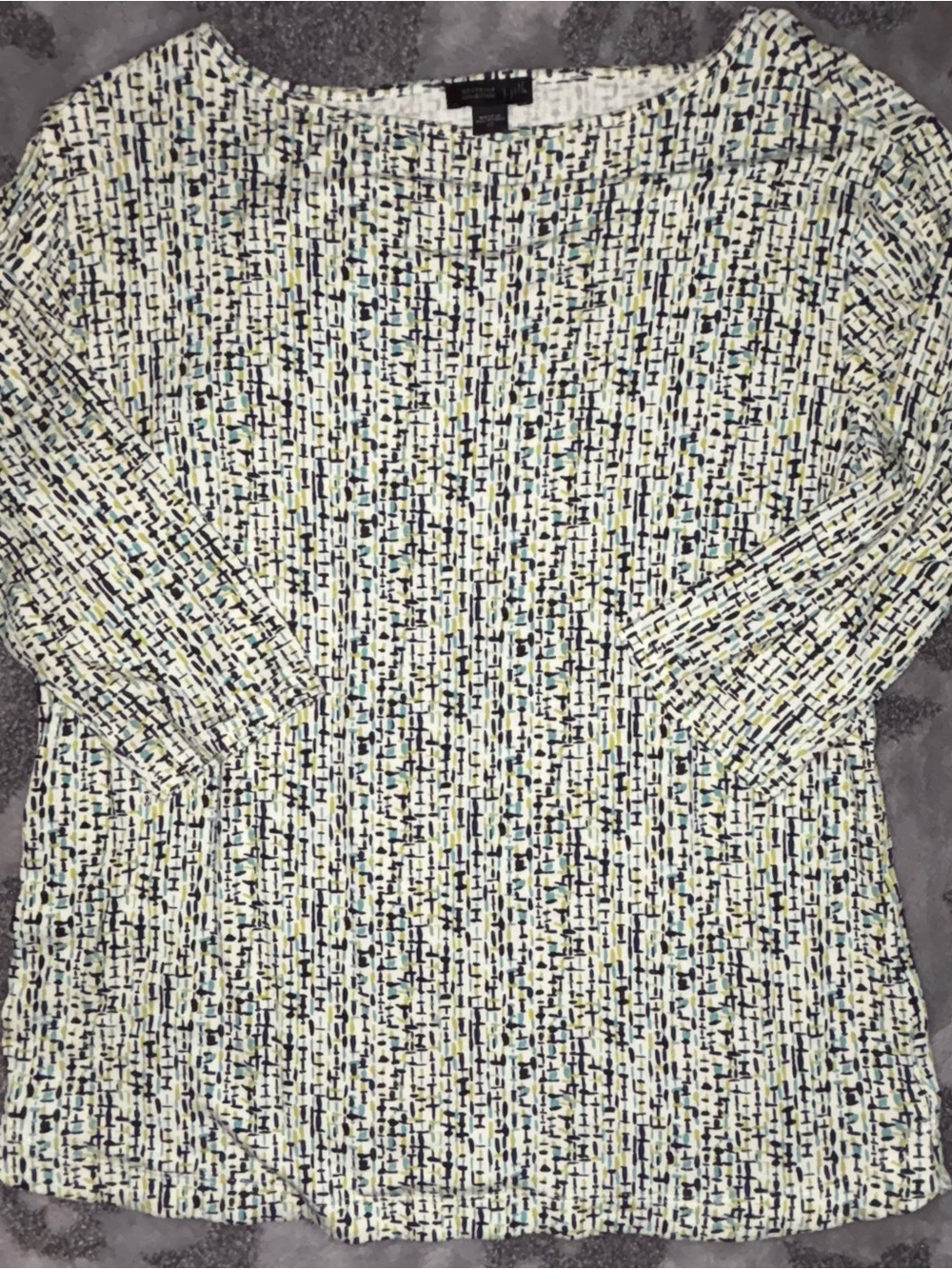 Jill Wearever Collection 3/4-sleeve knit top ~ women’s xs~